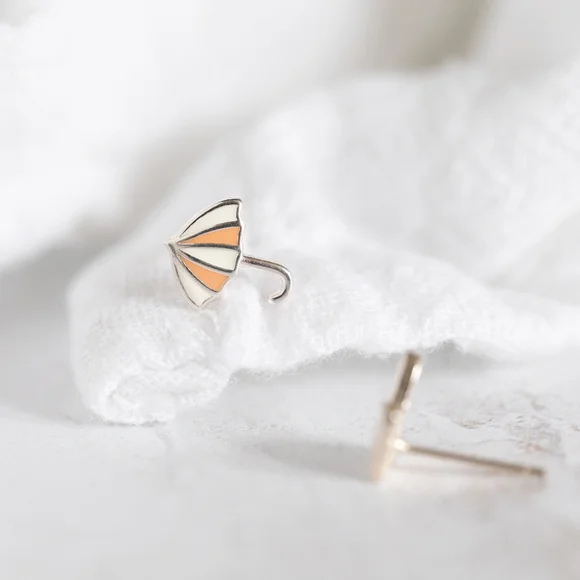 Mini Umbrella Studs (S925) - Only 1 left! - Picture 5 of 7